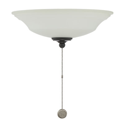 Ensemble d'éclairage pour ventilateur de plafond à 2 lumières Mcginley