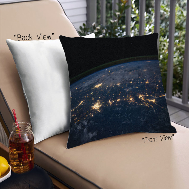 Coussin Cosmos Space 53, Microsuède