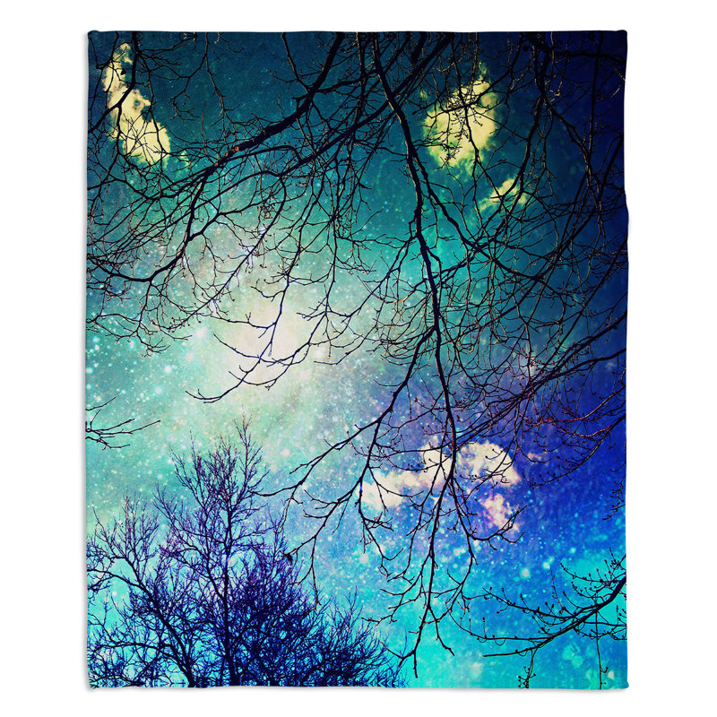  Jeté ciel nocturne, l 68 po x L 80 po