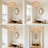 Semi-Flush Mount Wood Bead Chandelier Light Fixture, 3-Light Rustic Boho Ceiling Light With Hand-Strung Beads For Bedroom, Kitchen, Living Room, Nursery