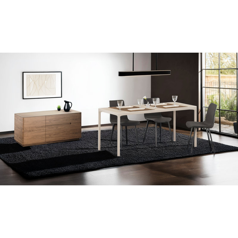 Luma 2 - Drawer File Cabinet, Walnut/Dune
