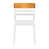 Blanc / ambre transparent