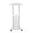 Sit-to-Stand Rolling Adjustable Laptop Cart With Storage