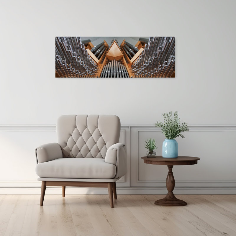 Intricate Pipe Organ by Bragi Ingibergsson - - Wrapped Canvas Panoramic Print, 91.44 cm H x 30.48 cm W