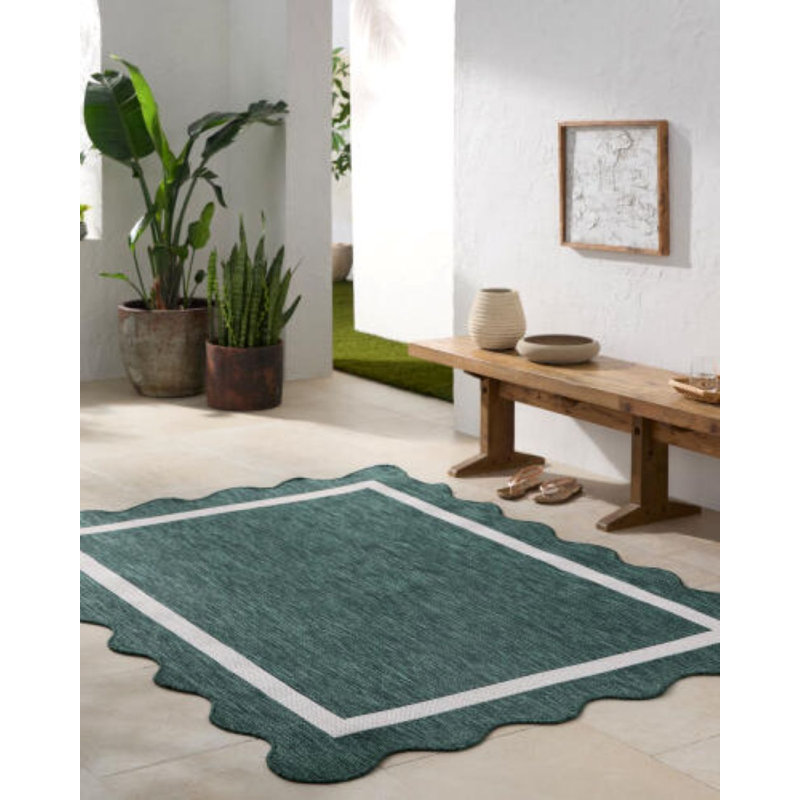 Skiles Machine Woven Rug, Rectangle 6'6.7" x 9'0.3"