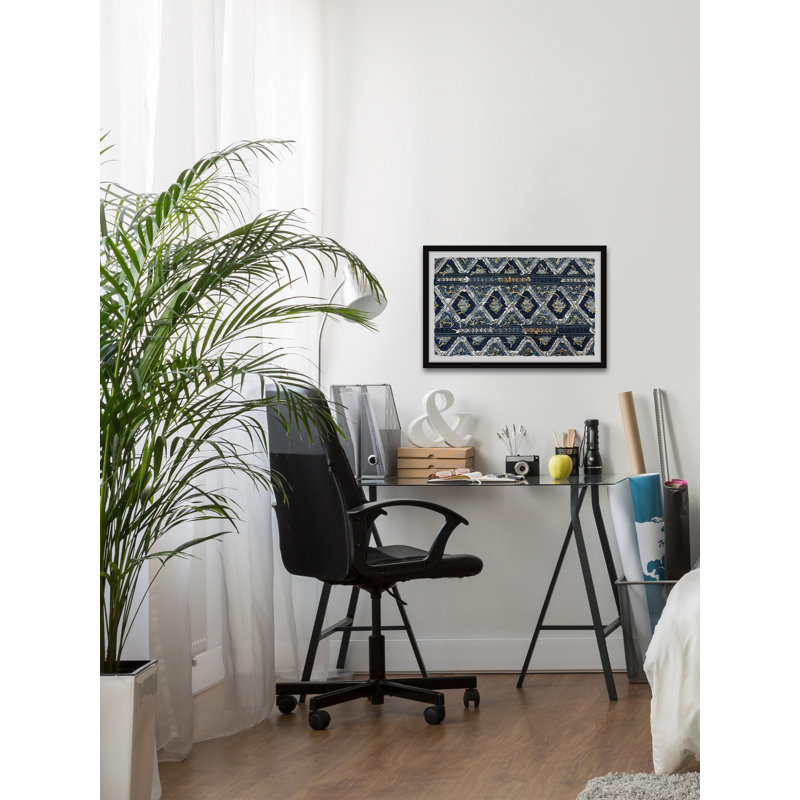 Triangular Wave - Single Picture Frame Print, 41cm H x 61cm W x 3.81cm D