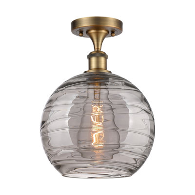Plafonnier semi-encastré 1 lumière