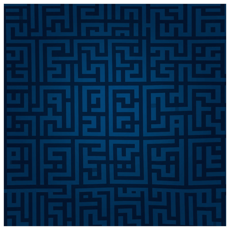 Édredon Blue Maze, Lit simple