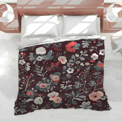 Floral Bedding Nature Comforter Bohemian