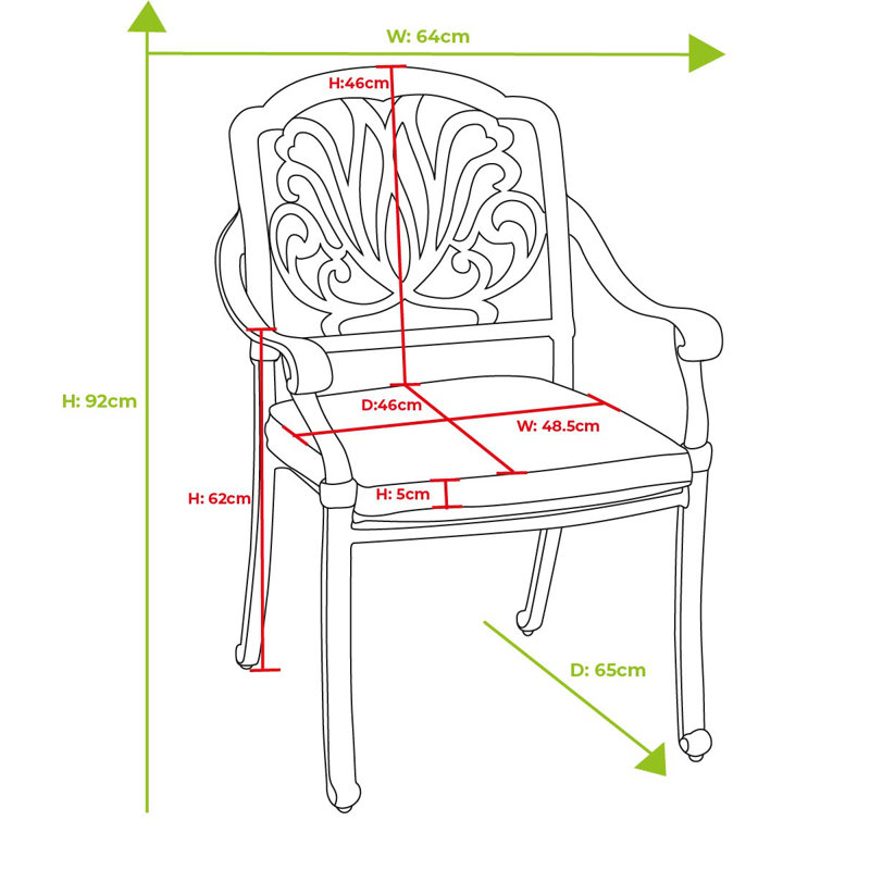 Amalfi Bistro Set, Brown, Bronze