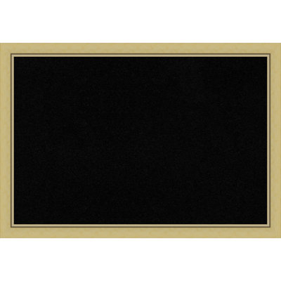Landon Gold Narrow Frame Amanti Art No Cork Wall Plastic Bulletin Board