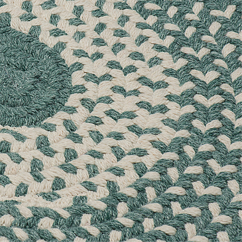 Alyxandrea Wool Geometric Indoor Rug, Round 6'