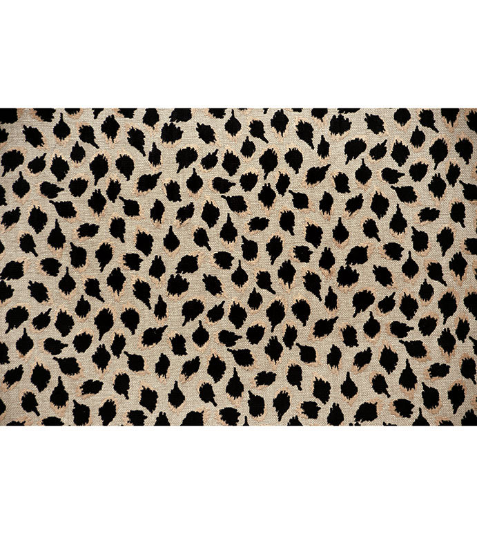 Ocelot Black Fabric