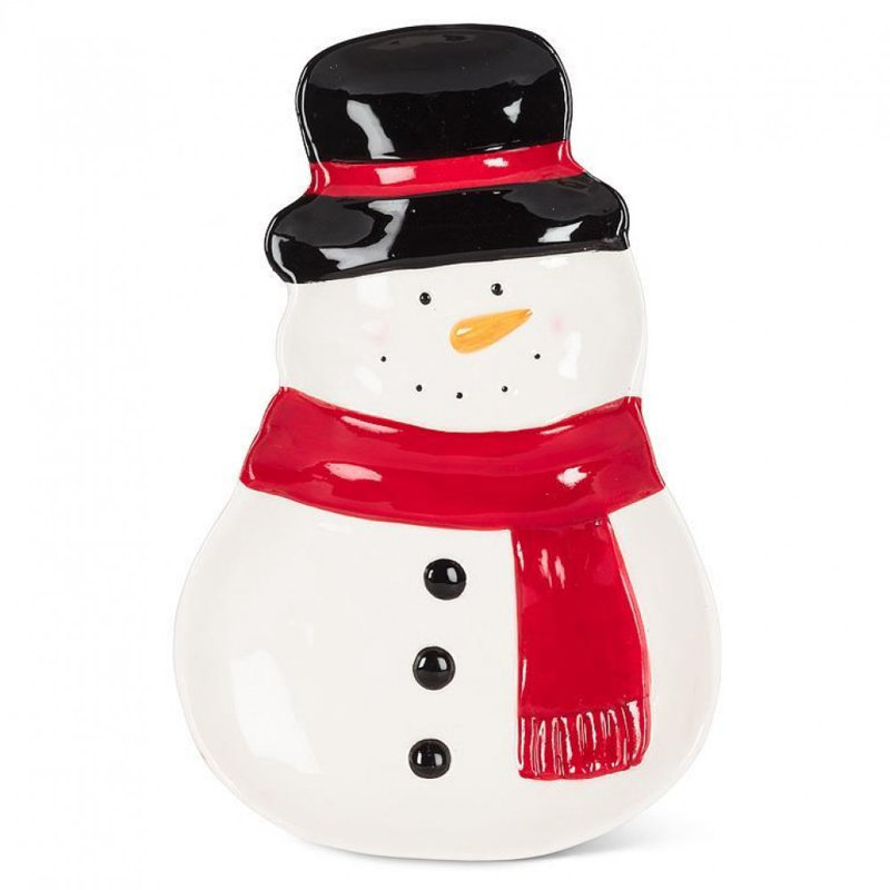 Snowman Shape Plate