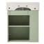 Meuble-lavabo flottant moderne avec lavabo en céramique parfait pour les petites salles de bain-105507746