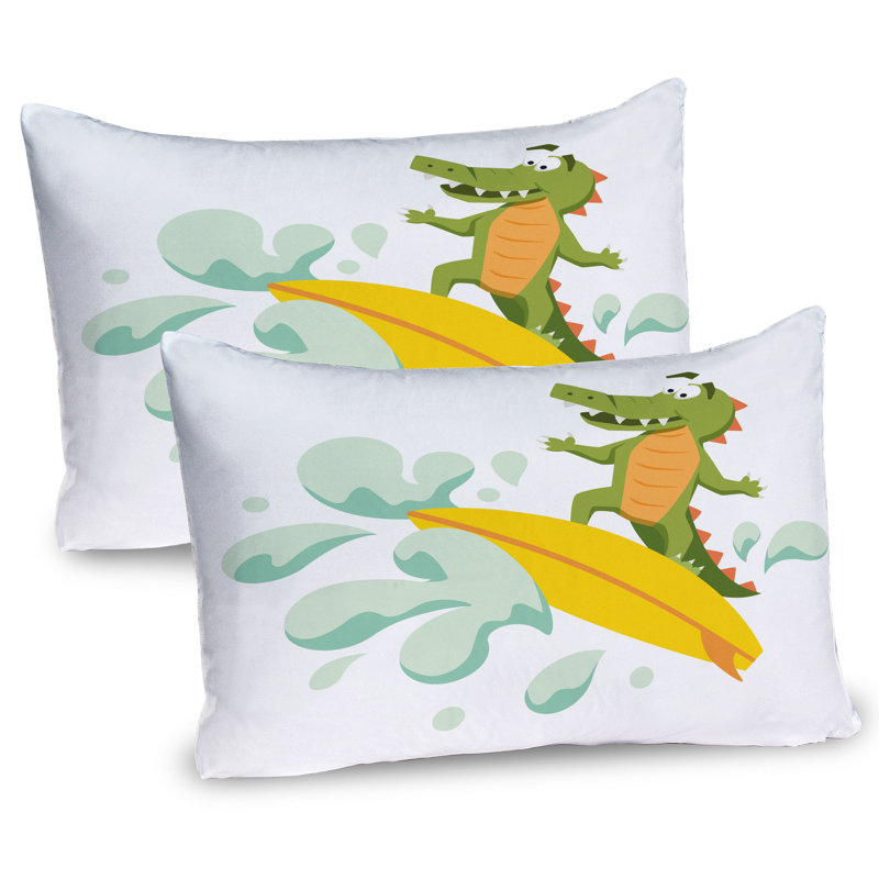 Ensemble de 2 taies décoratives Ambesonne Ride the Wave, H 20 po x l 30 po