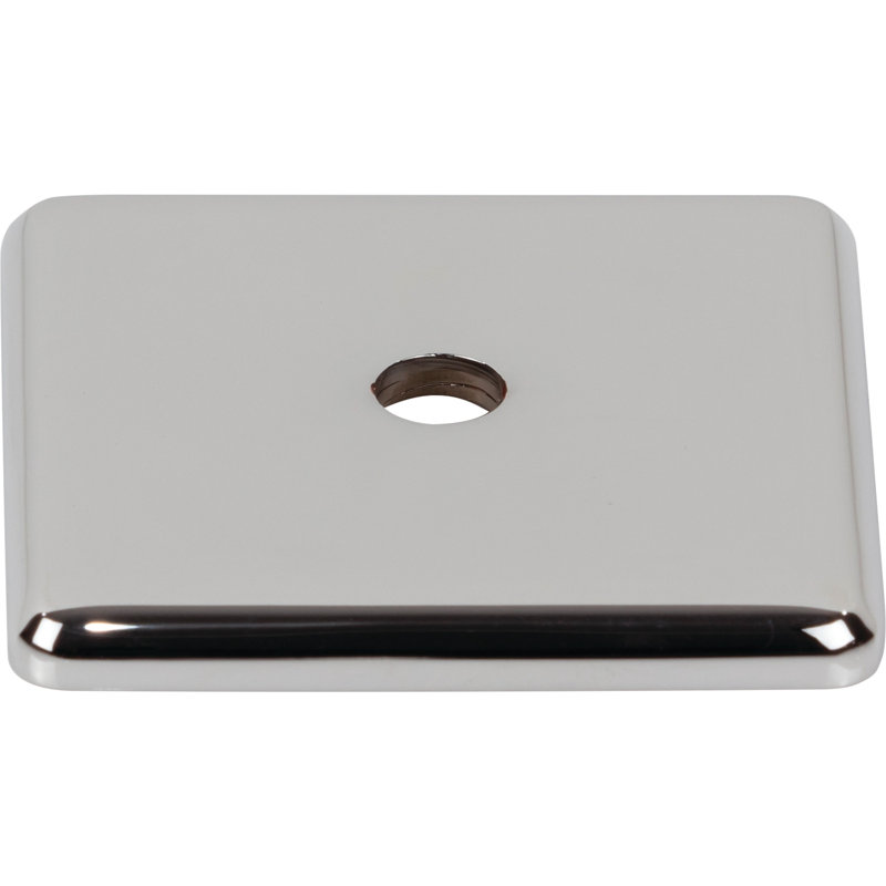 Radcliffe Knob Backplate, Polished Chrome