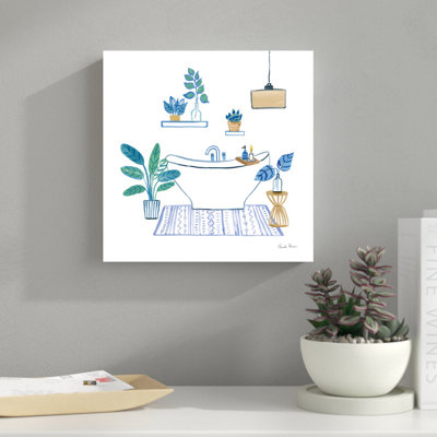 «Relax II Tan» par Farida Zaman, reproduction d'art sur toile tendue
