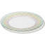 Villeroy & Boch Boston Pearl Collection Buffet Plate, Set of 2, 12.5 in Diameter, Crystal Glass, Made in Germany, Iridescent Multicolor