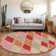 Premium Machine Washable Prisco Pink Rug