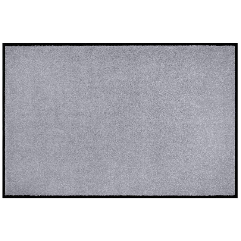 Boothe Doormat, Silver, 0.7cm H x 40cm W x 60cm D