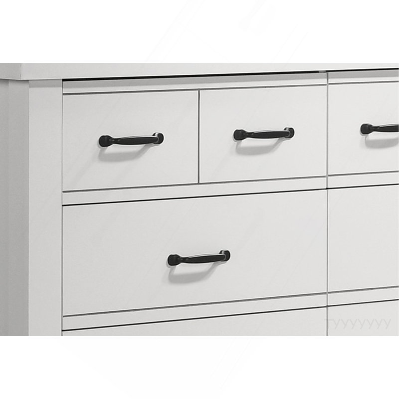 Commode blanche 6 tiroirs Cassini