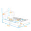 Lit plateforme avec tête de lit Dreamy Crown-795026571