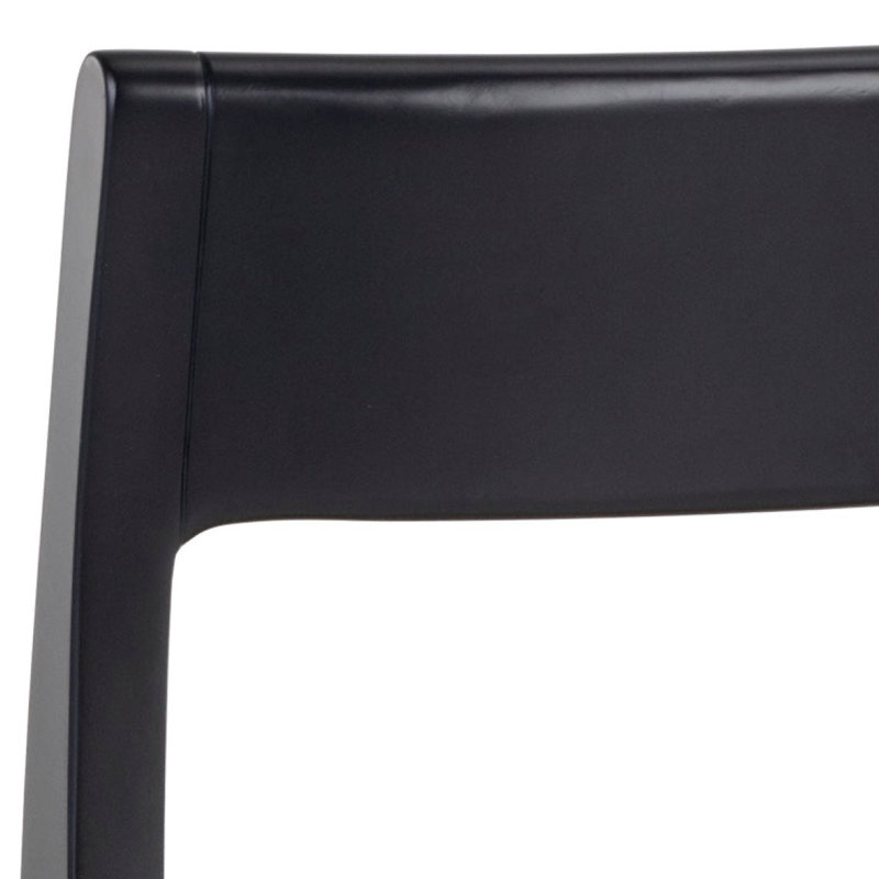 Upland Solid Wood Dining Chair, Black