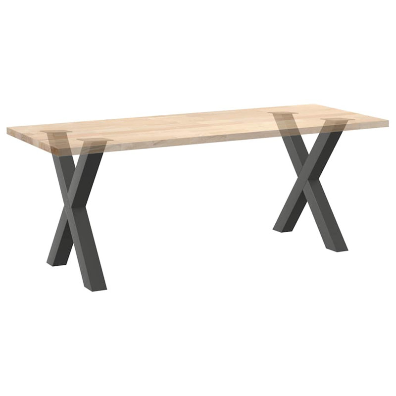 Atleigh Table Leg, 73cm H x 80cm W x 80cm D, Black