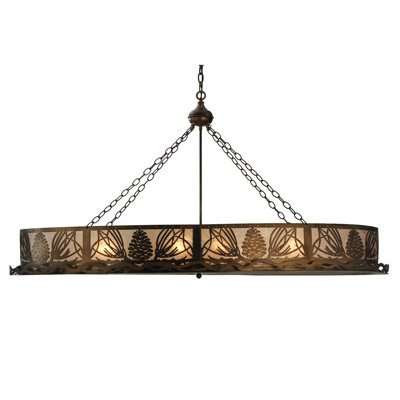 Labriola 8 - Light Antique Copper Kitchen Island Pendant