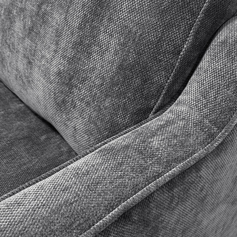 Fauteuil d'appoint rembourré, Grey