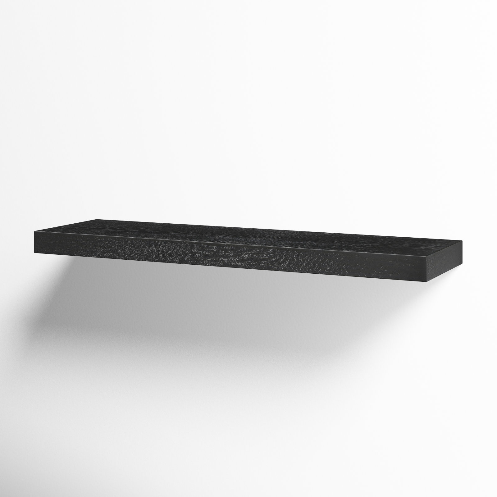 Sherice Floating Shelf, Black, 1.97" H x 36.23" W x 10.24" D