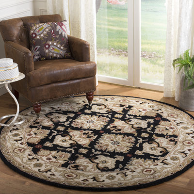 Balthrop Hand Tufted Wool Traditional Rug