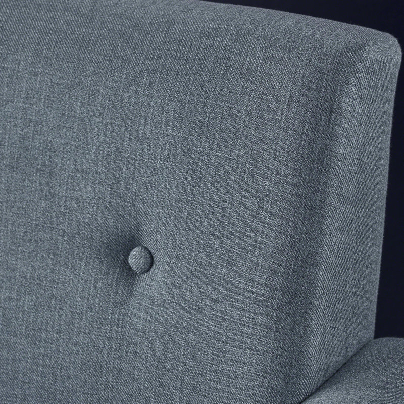 Celyn Upholstered Armchair, Blue Polyester