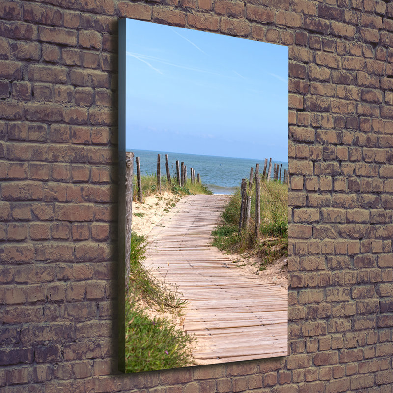 Path To The Beach - Wrapped Canvas Print, 140cm H x 70cm W