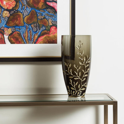 Vase de table en aluminium 15 po