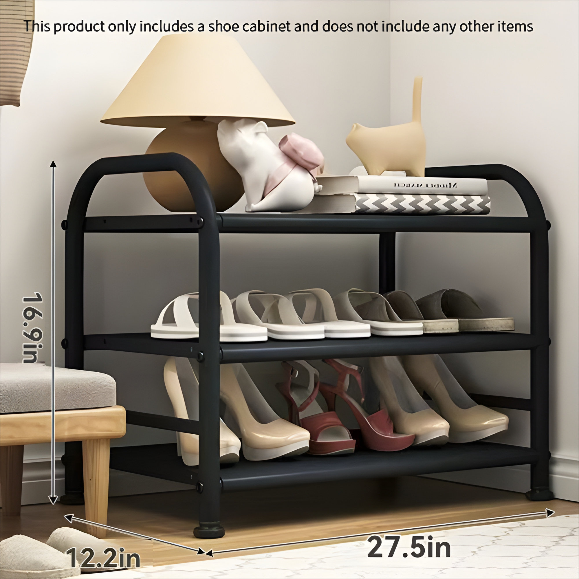 Multi Storie Shoe Rack Hokku Designs Household Steel Shoe Rack - Large Capacity Multi Storey ...