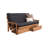 Stratford Full 79" Futon Frame and Mattress with Drawer Set-1607813747-1607813734