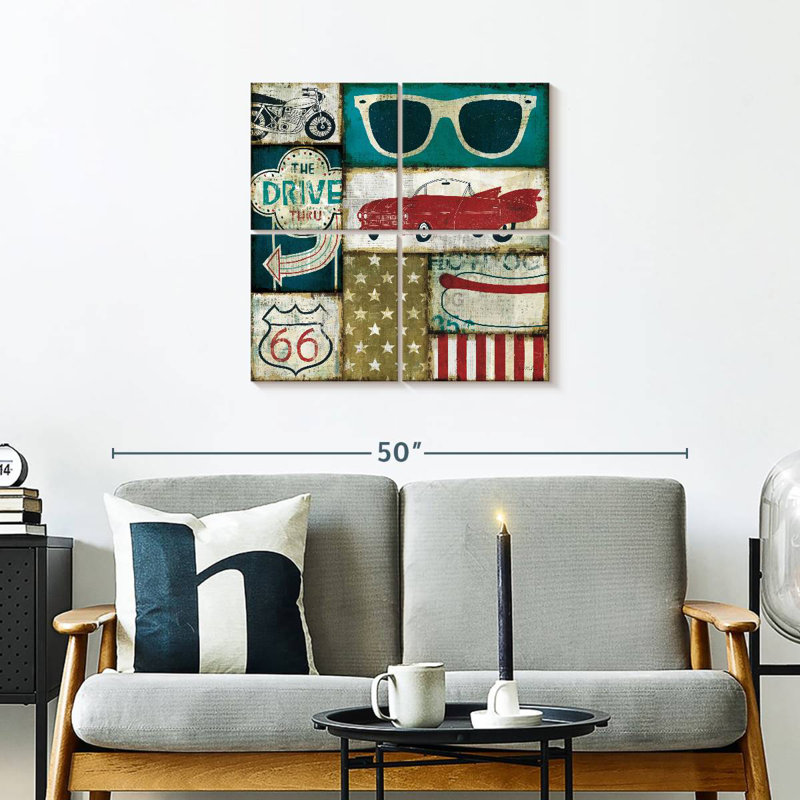 Mehar American Pop II, H 26 po x l 26 po