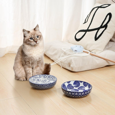 Cat Food Bowls Set of 4 Cat BowlsDishes for Food and Water