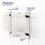 H 4 pi x l 4 pi (1 barrière) Ensemble de barrière sans creusage WamBam Nantucket, barrière de clôture en vinyle blanc avec quincaillerie incluse pour l'ensemble de clôture Nantucket, barrière extérieure durable pour cour ou jardin, BL19102