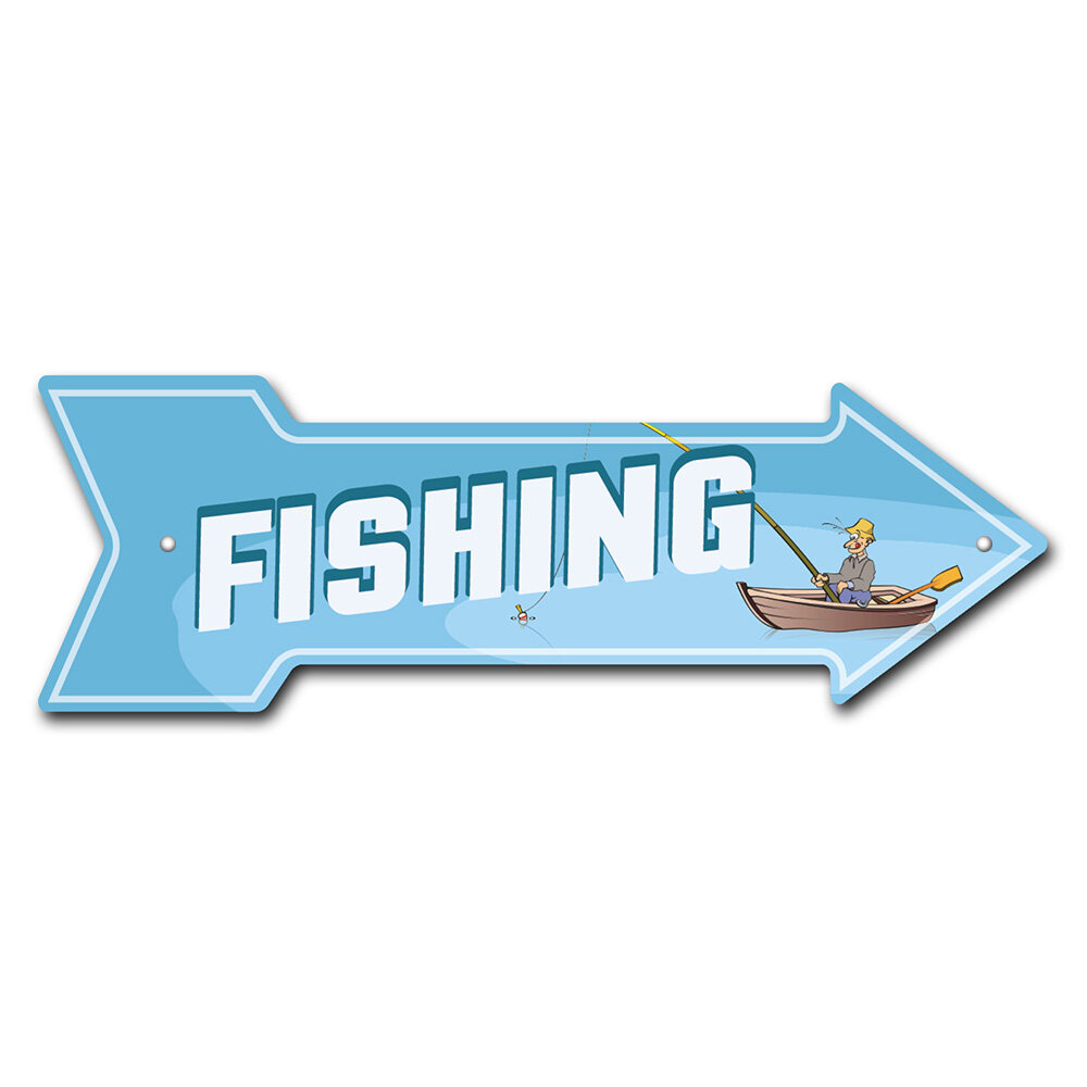 The Rodfather Fishing Sign – Lizton Sign Shop