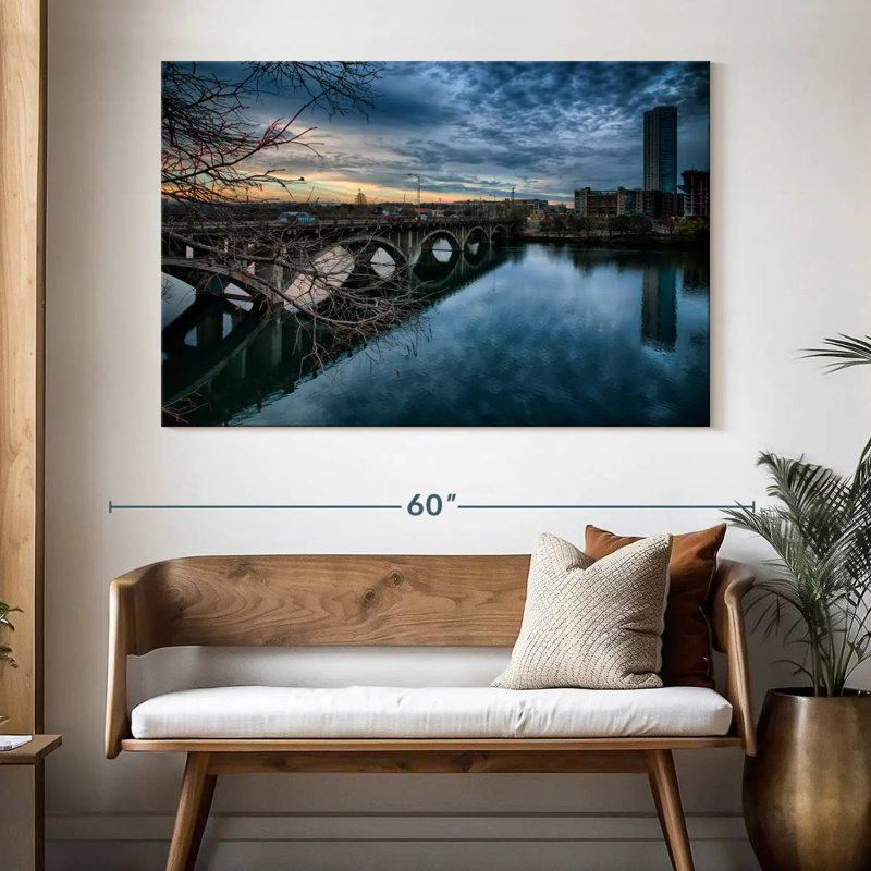 Lilie Lamar Boulevard Bridge, H 34 po x l 51 po