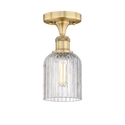 Edison - Adriena - 1 Light 5" Semi-Flush Mount