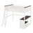 Loft Bed With Desk,Open Shelf And A Storage Box,USB Charging Station
