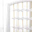 Paravent 3 panneaux pliable, écran d'intimité 5,6 pi, cloison en fibre blanche pour la maison, le bureau, le style et la légèreté