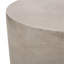 Table d'appoint d'extérieur en béton léger