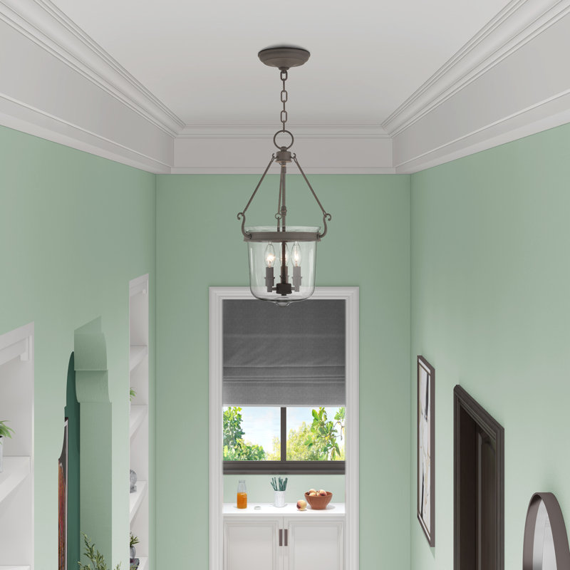 Luminaire suspendu pour pot 3 lumières Walbridge, Bronze