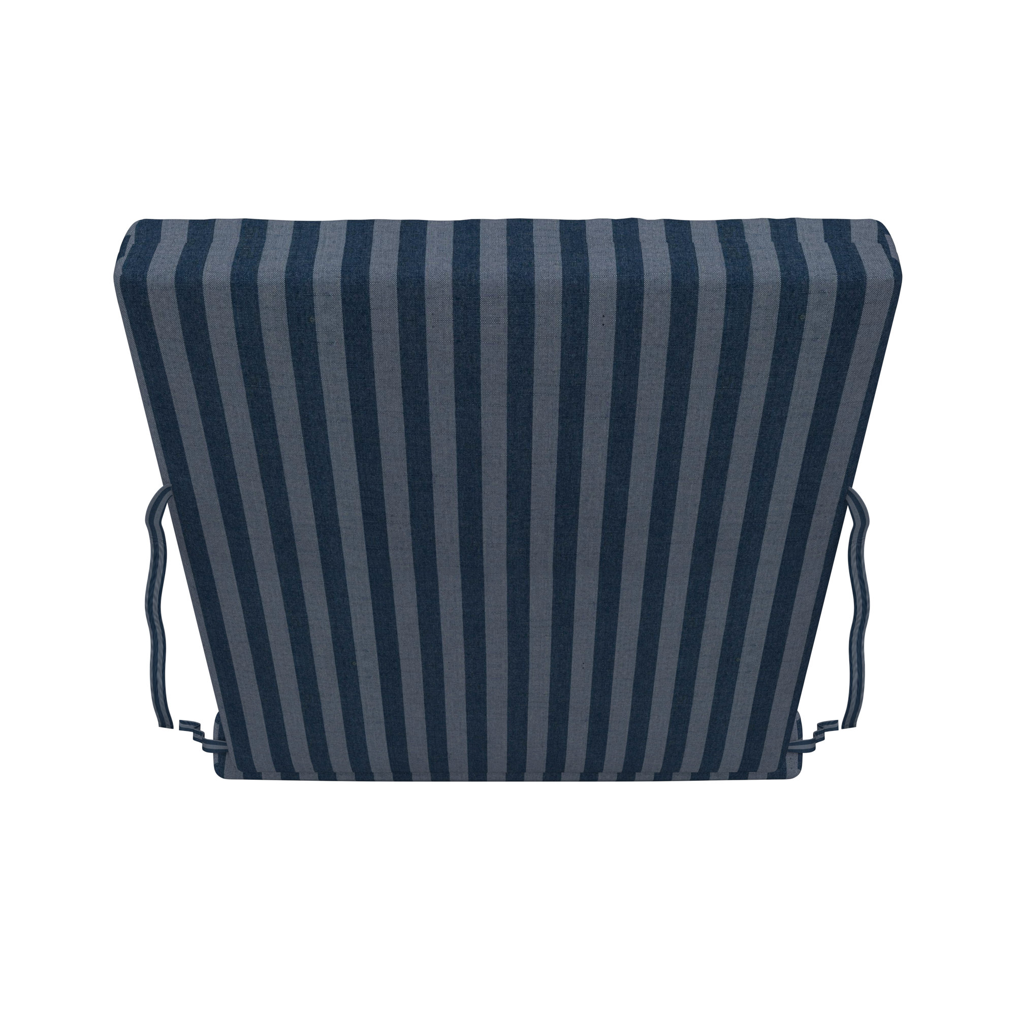 Kacy Sunbrella Outdoor Chaise Lounge Cushion, 24.5" W x 52.5" D, Sail Away Denim
