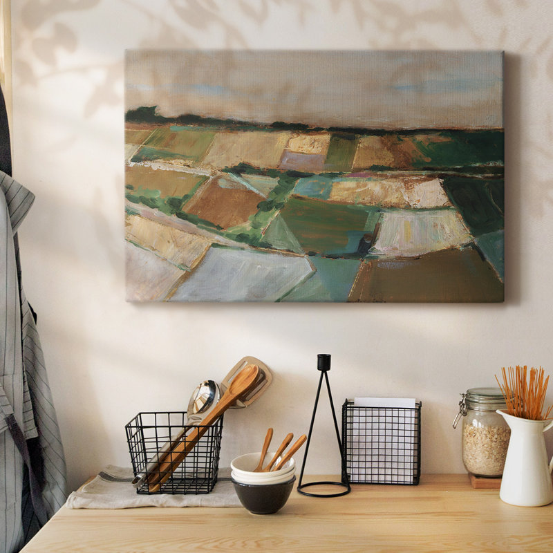 Toile tendue Pastel Fields I-Gallery, H 8 po x l 12 po